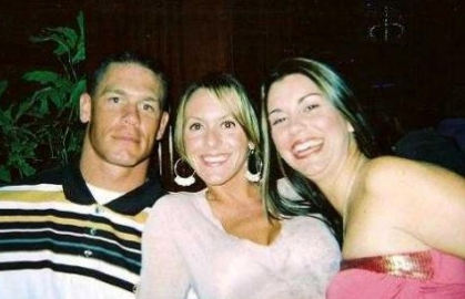 John Cena and fiancee'