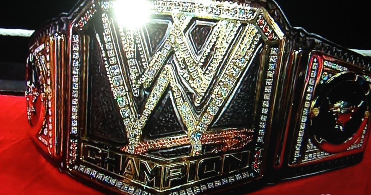 Photo: The New WWE Championship Belt Unveiled - Wrestlezone