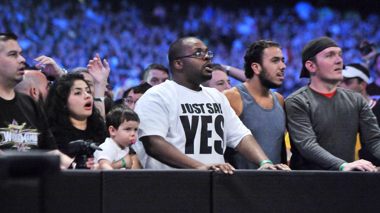Shocked WrestleMania Fan