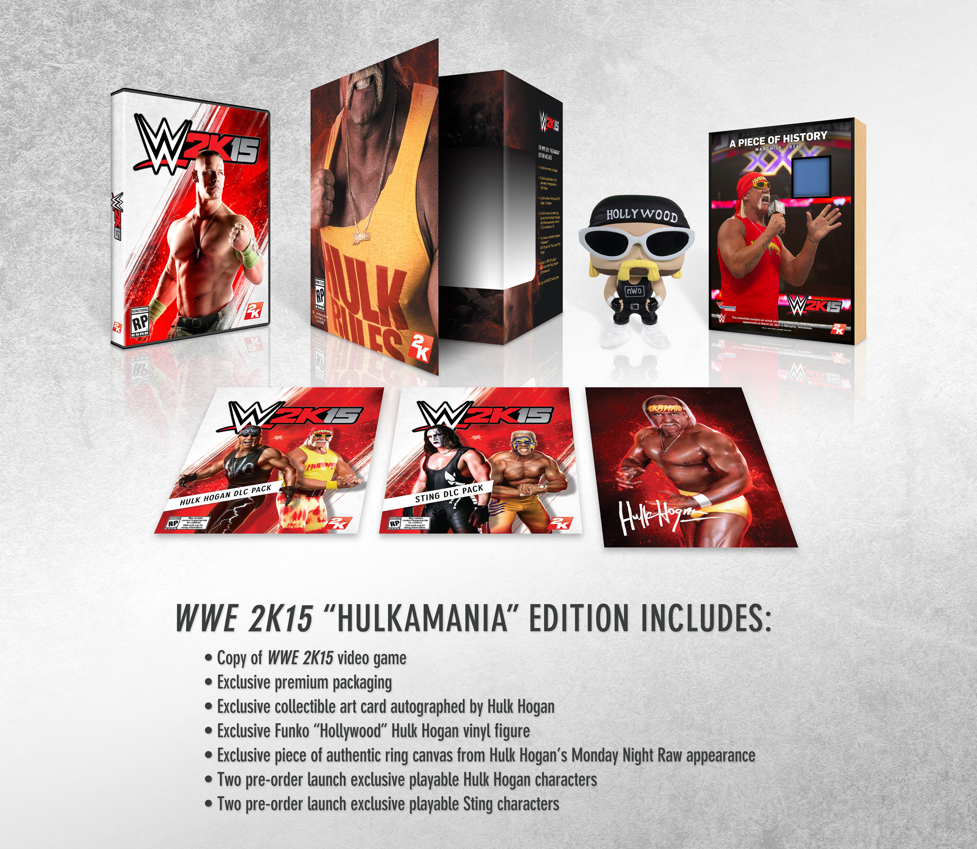 WWE2K15 Collectors Edition Content
