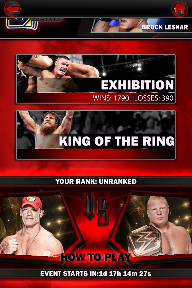 Lesnar vs Cena People's Champion