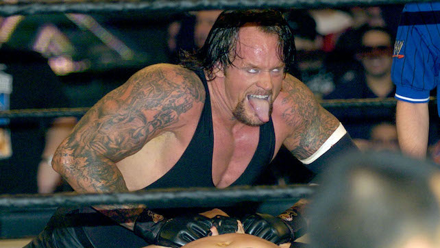 Undertaker and Kane during Wrestle Mania XX at Madison Square Garden in New York City, New York, United States. (Photo by KMazur/WireImage)