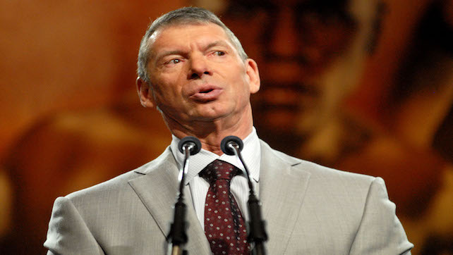 NEW YORK - MARCH 26:  WWE president Vince McMahon speaks at a press conference for WrestleMania XXIV on March 26, 2008 at the Hard Rock Cafe in New York City.  (Photo by Rob Loud/Getty Images)