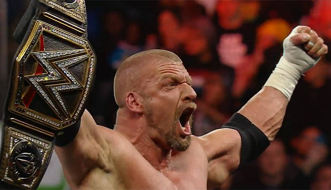 Breaking: Triple H Defeats Jinder Mahal In India; Mahal Comments