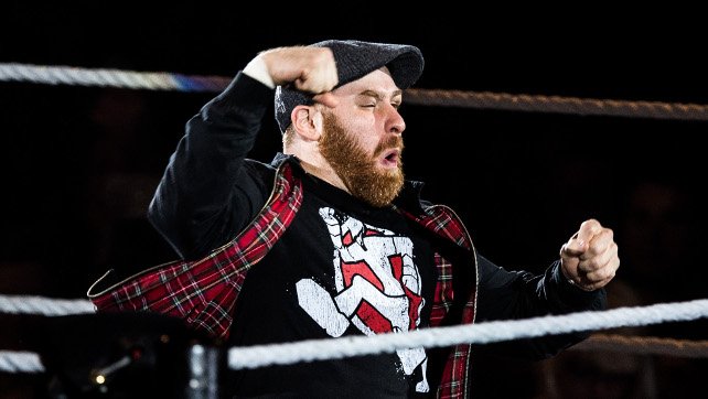 DUESSELDORF, GERMANY - FEBRUARY 22: Sami Zayn arrives during to the WWE Live Duesseldorf event at ISS Dome on February 22, 2017 in Duesseldorf, Germany. (Photo by Lukas Schulze/Bongarts/Getty Images)