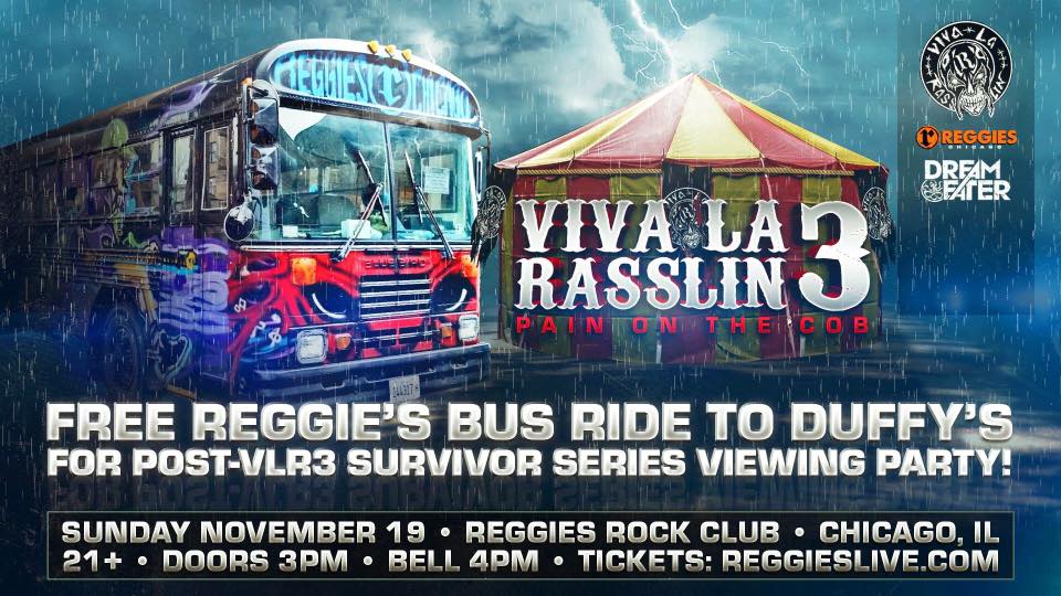 WrestleZone Partners w/ Duffy’s Chicago & Viva La Rasslin To Present All-Day Survivor Series Party This Sunday