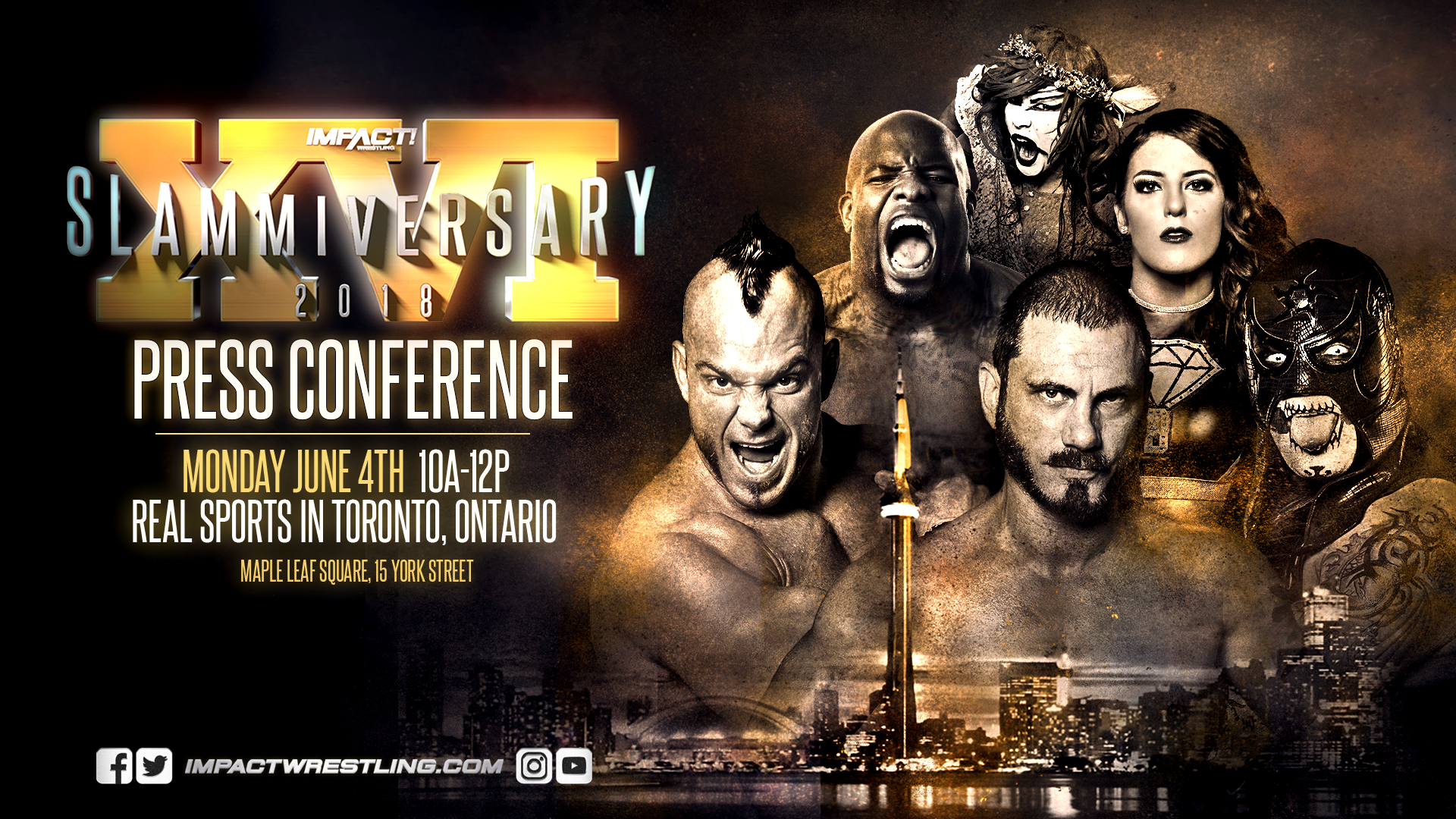 Watch The Full Impact Wrestling Slammiversary XVI Press Conference