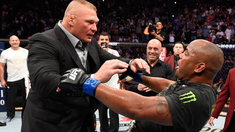 Daniel Cormier To Brock Lesnar: “Bring That Belt With You. I Feel Like Being A WWE Champion Too”