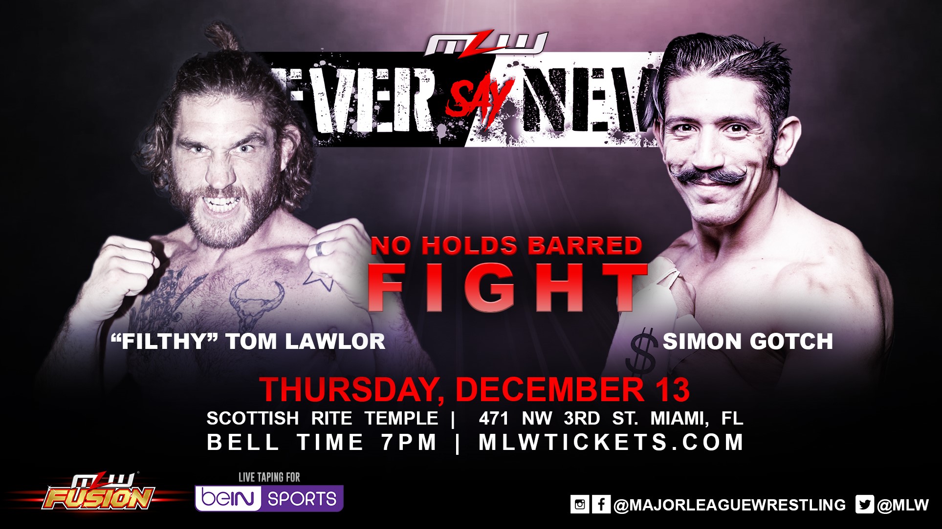 Main Event For MLW Never Say Never Announced, See AJ Styles Face Off Against Disco Inferno (Full Match)