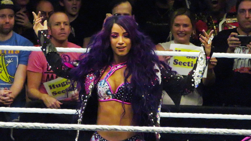 Sasha Banks At WWE Evolution