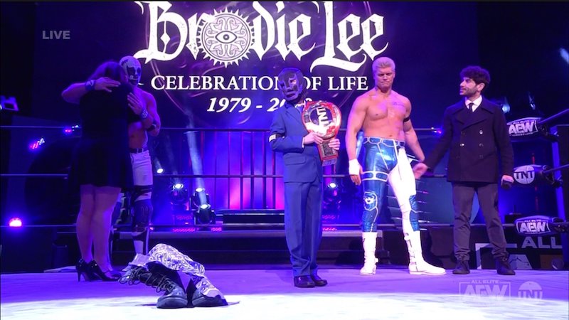 Tony Khan Proclaims Brodie Lee Jr. The TNT Champion For Life