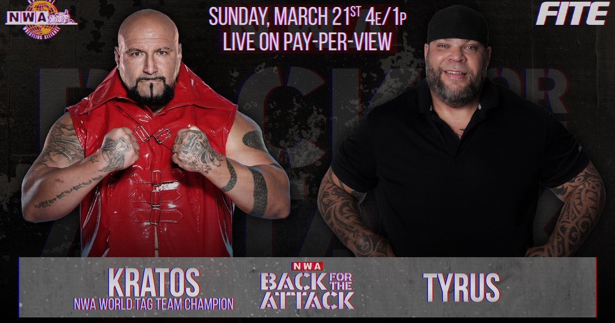 Tyrus To Return To The Ring At NWA's Back For The Attack PPV