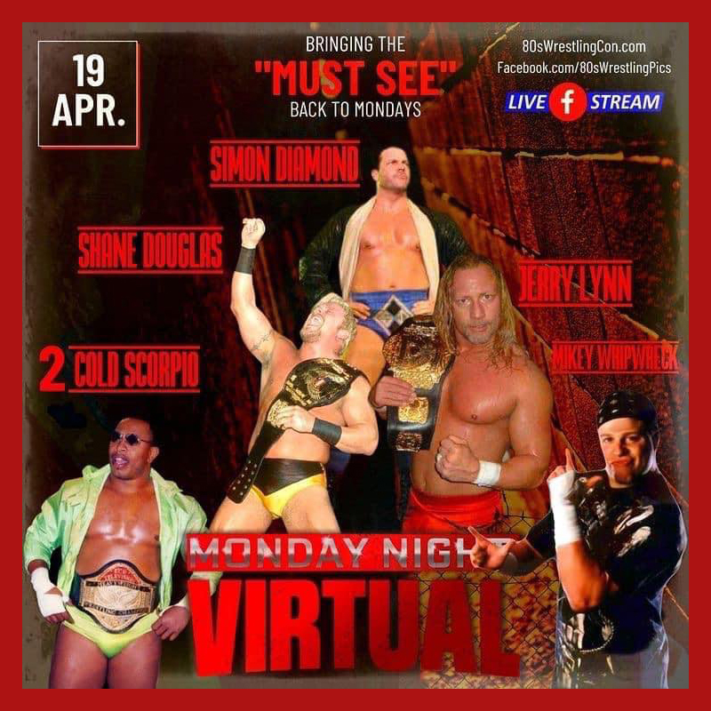 80s wrestling con virtual signing series