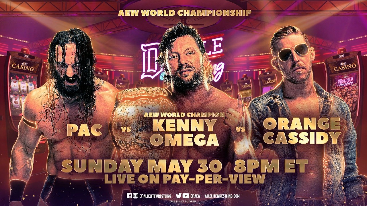 Updated AEW Double Or Nothing Match Card; World Title Match Set, Sting