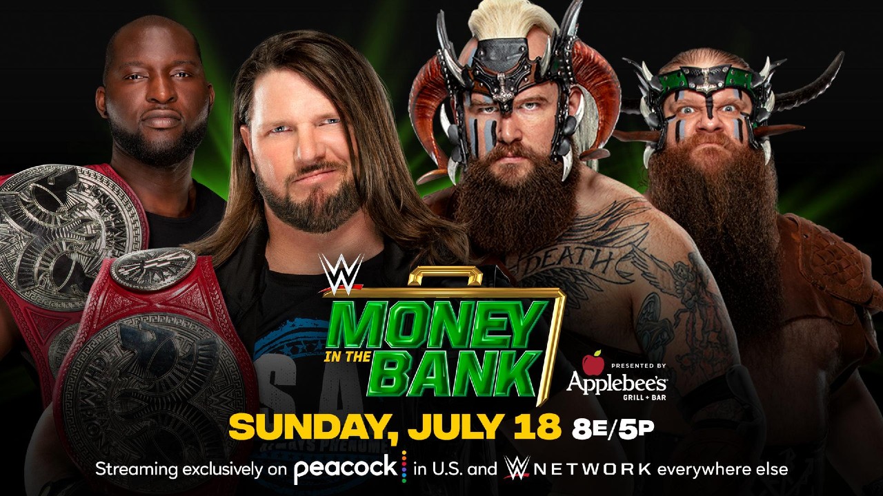 RAW Tag Title Match Announced For WWE Money In The Bank, Updated Card