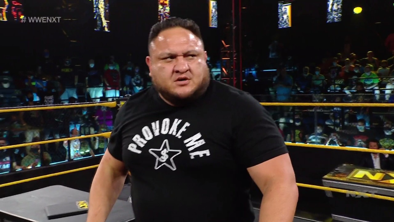 Samoa Joe NXT 2021 wwe raw
