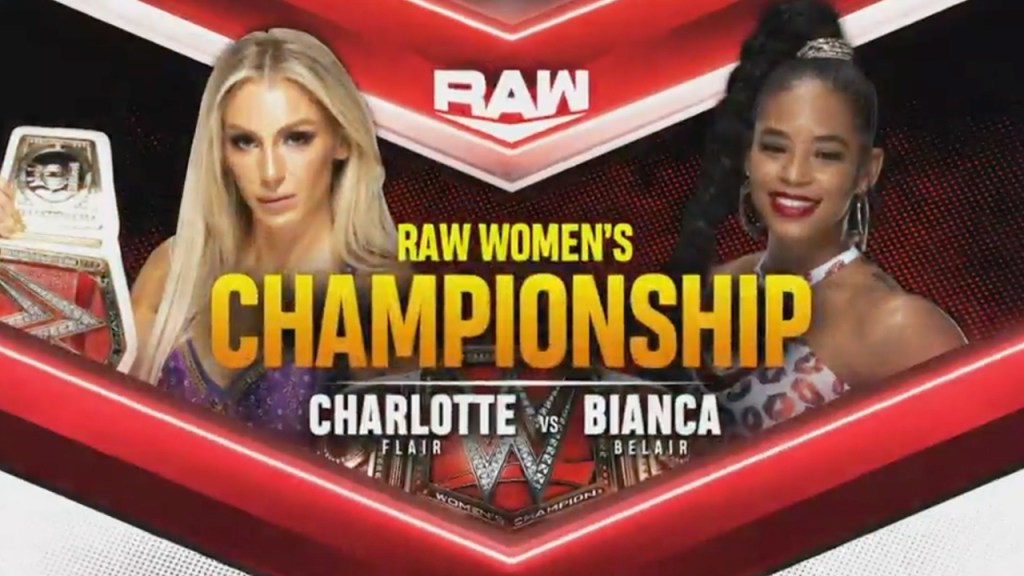 charlotte flair bianca belair wwe raw 1