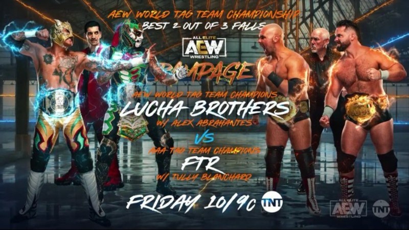 Lucha Bros Retain The ROH Tag Team Titles In The AEW Dynamite Main