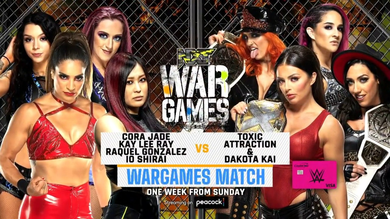 WWE NXT WarGames Women's WarGames Match Result