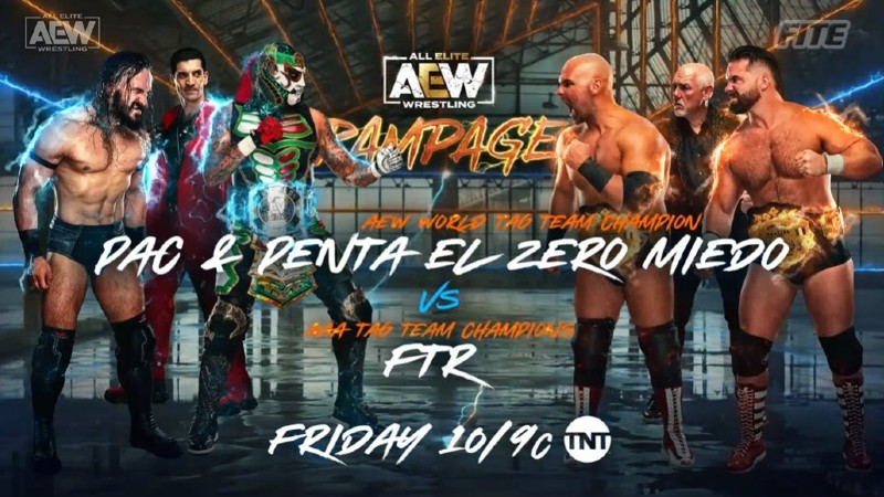 AEW Rampage PAC Penta El Zero M FTR