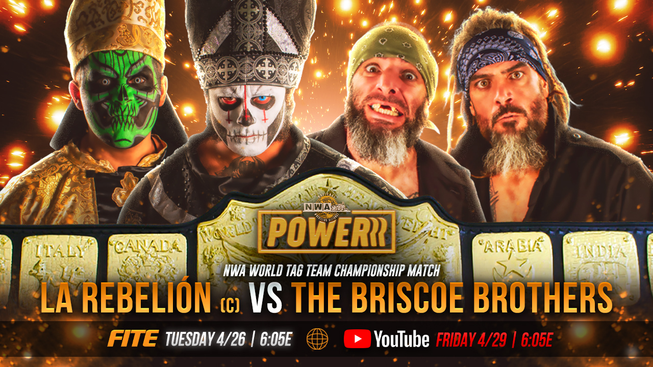 Two Title Matches And More Set For 4/26 NWA Powerrr