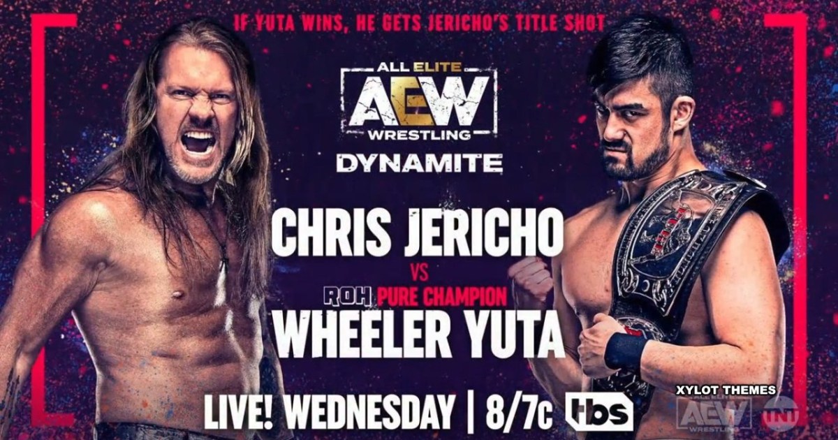 Wheeler Yuta Vs Chris Jericho Set For 8 3 Aew Dynamite Updated Card