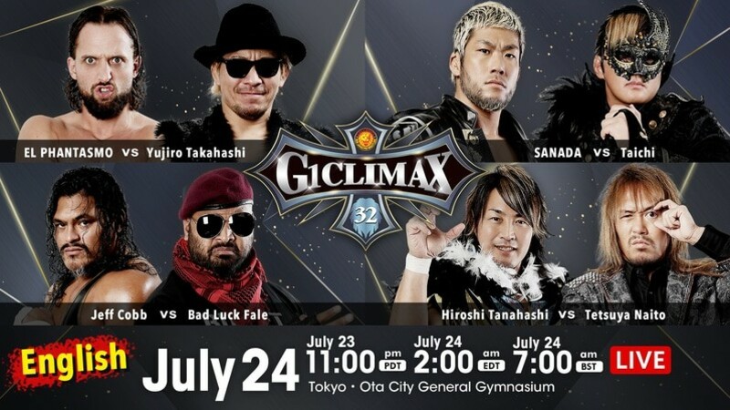 NJPW G1 Climax 32 Night Five Results (7/24): Hiroshi Tanahashi & More