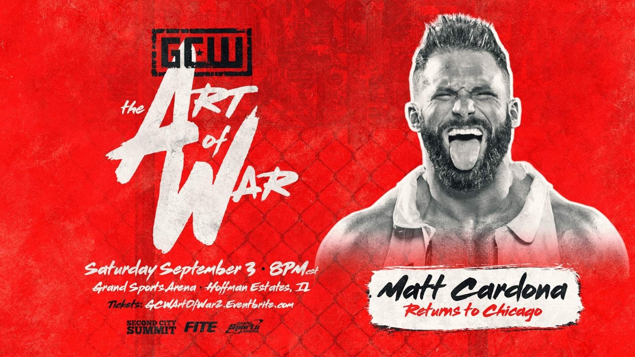 Matt Cardona Announced For GCW The Art of War