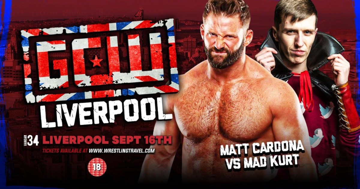 Matt Cardona Vs Mad Kurt Set For Gcw Liverpool