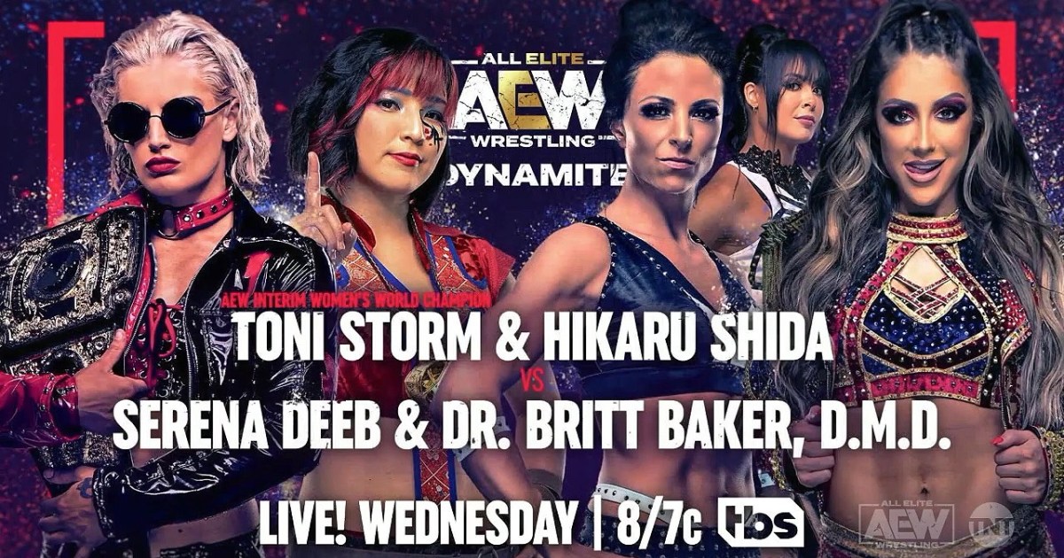 Women's Tag Team Match Set For 9/14 AEW Dynamite, Updated Card