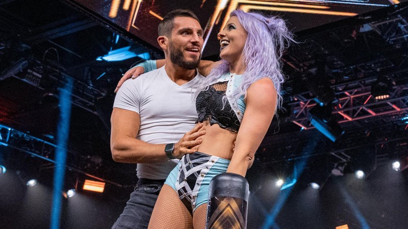 Johnny Gargano Candice LeRae WWE