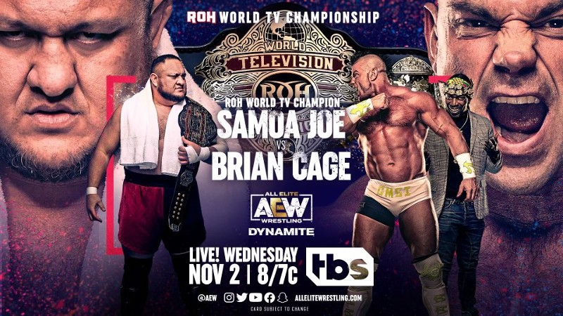 ROH World TV Title Match Set For 11/2 AEW Dynamite