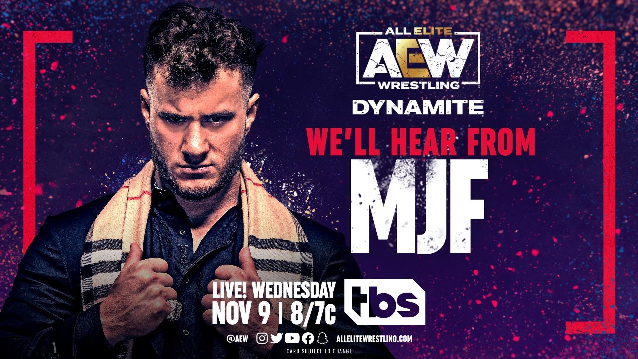 MJF Segment Announced For 11/9 AEW Dynamite