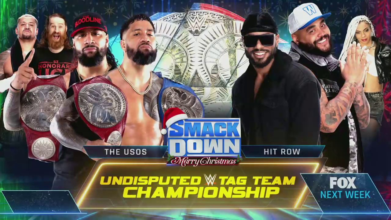Tag Title Match And More Announced For 12/23 WWE SmackDown