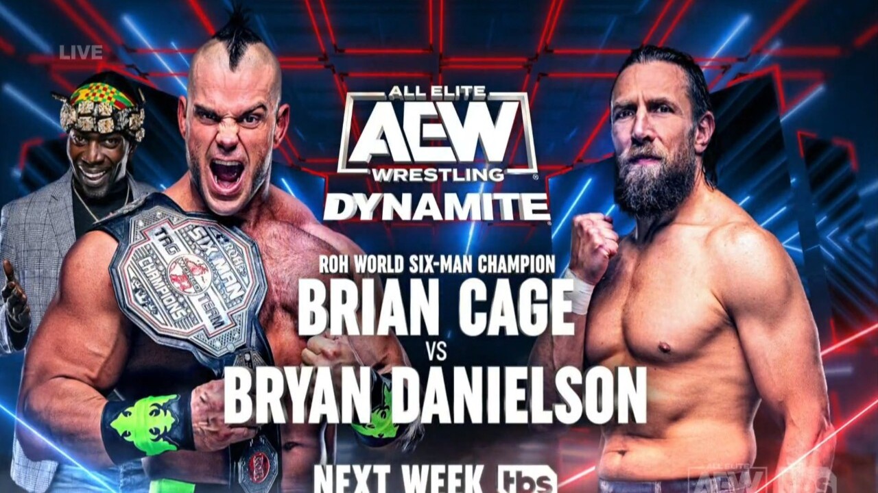 Bryan Danielson Vs Brian Cage Set For 125 Aew Dynamite
