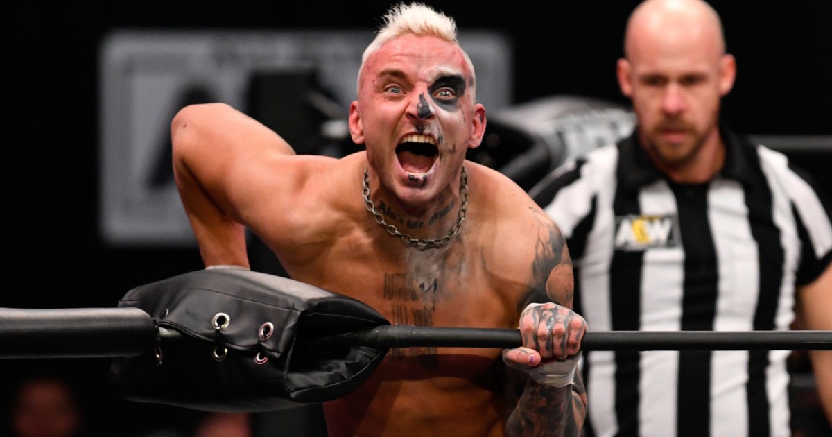 Darby Allin Chops A Fan On The News