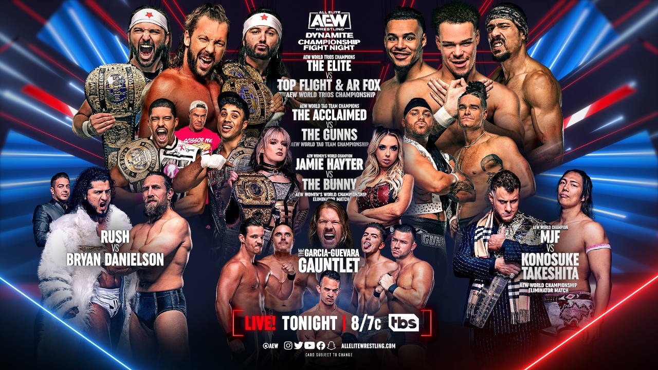 AEW Dynamite Results 2 8 Trios Title Match MJF In Action