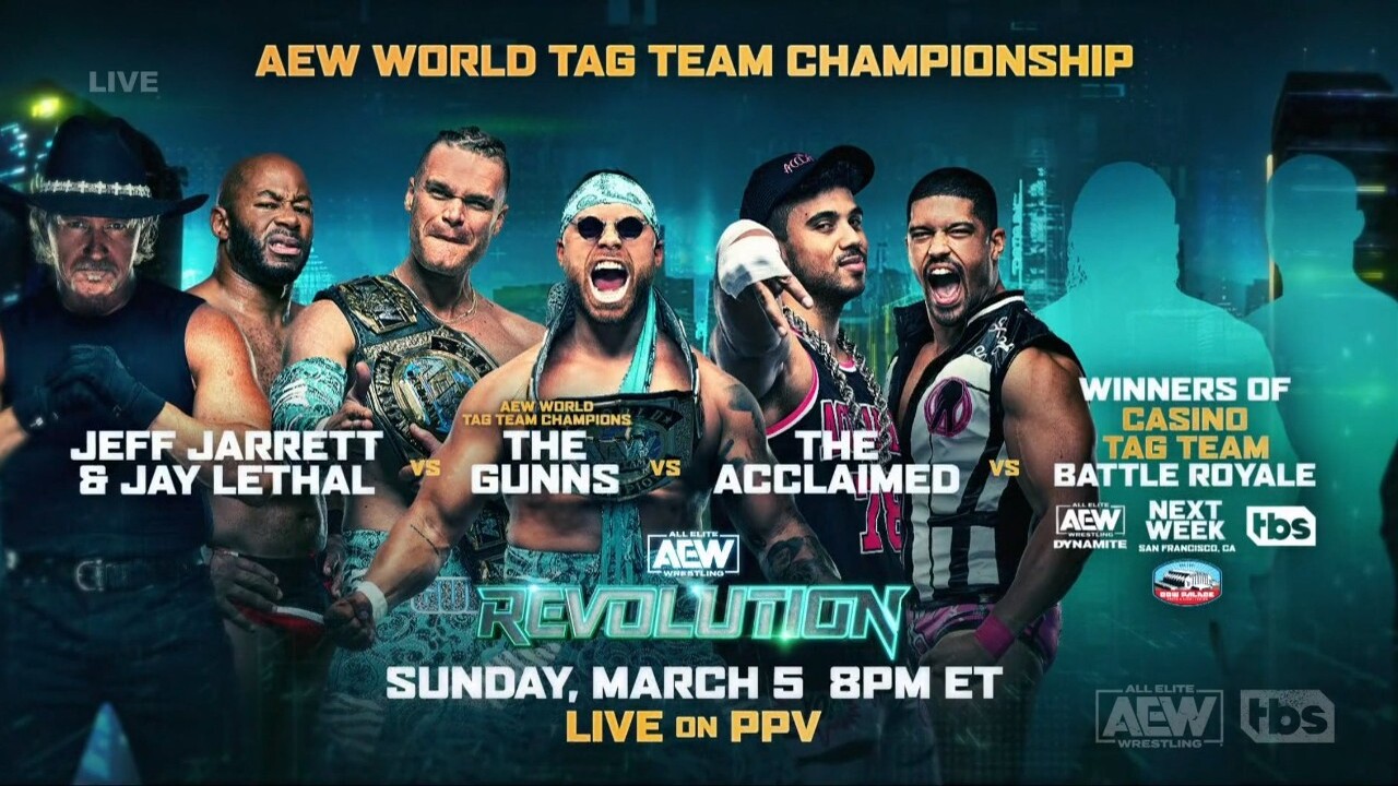 Jeff Jarrett And Jay Lethal Added To Tag Title Match At AEW Revolution