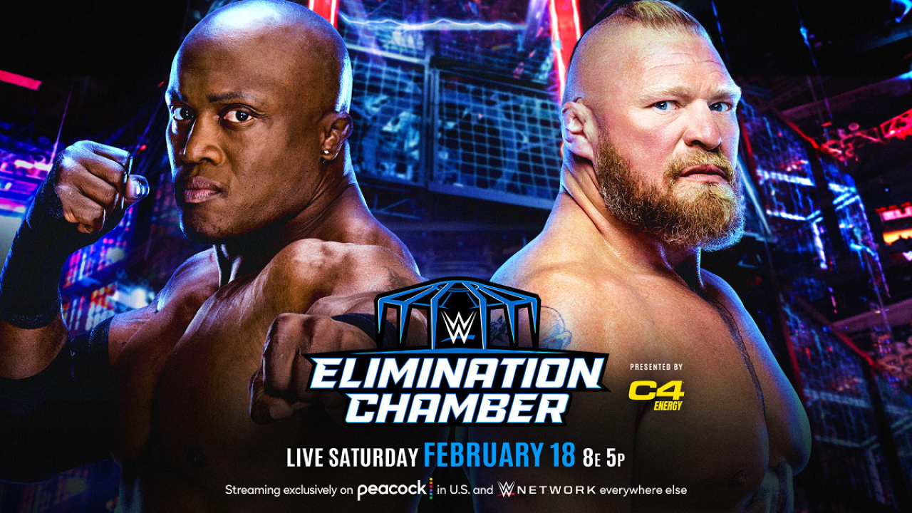 WWE Elimination Chamber Brock Lesnar vs. Bobby Lashley Result