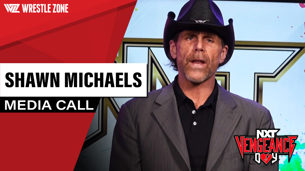 shawn michaels nxt vengeance day media call