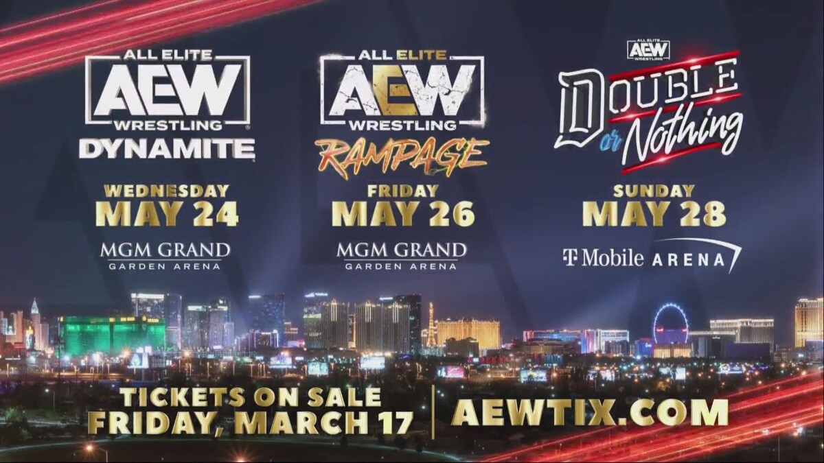 AEW Double Or Nothing 2023 Announced For May 28