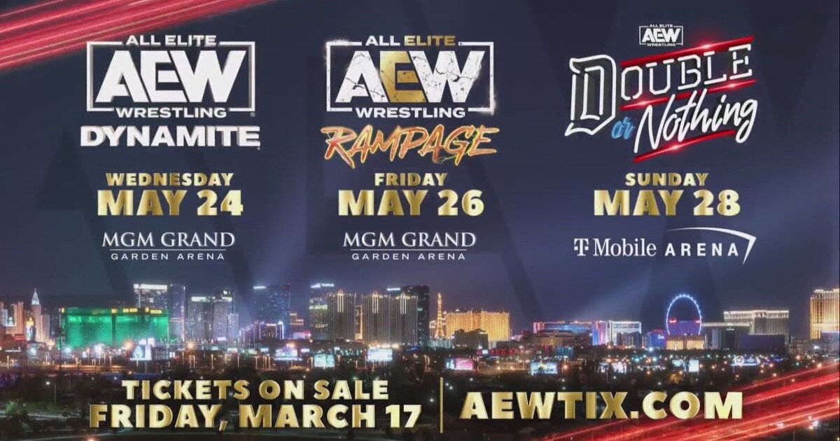 AEW Double Or Nothing 2023 Announced For May 28