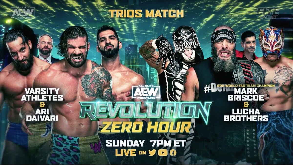 Trios Match Announced For AEW Revolution Zero Hour