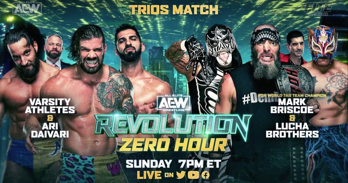 Trios Match Announced For AEW Revolution Zero Hour