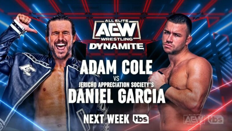 Adam Cole vs. Daniel Garcia Set For 3/29 AEW Dynamite