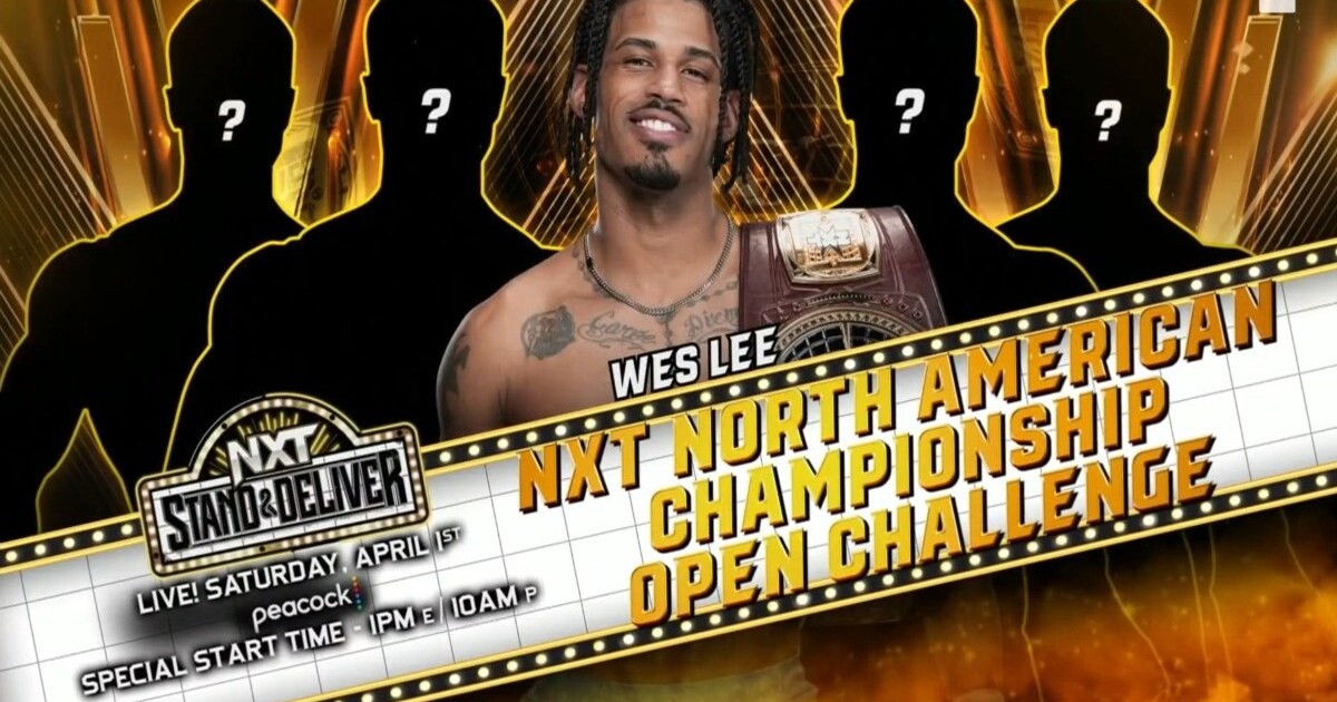 NXT North American Title Match Set For NXT Stand & Deliver