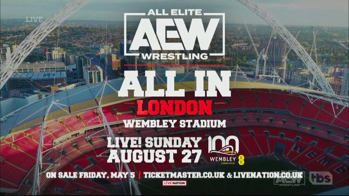 AEW Announces AEW All In London At Wembley Stadium Event