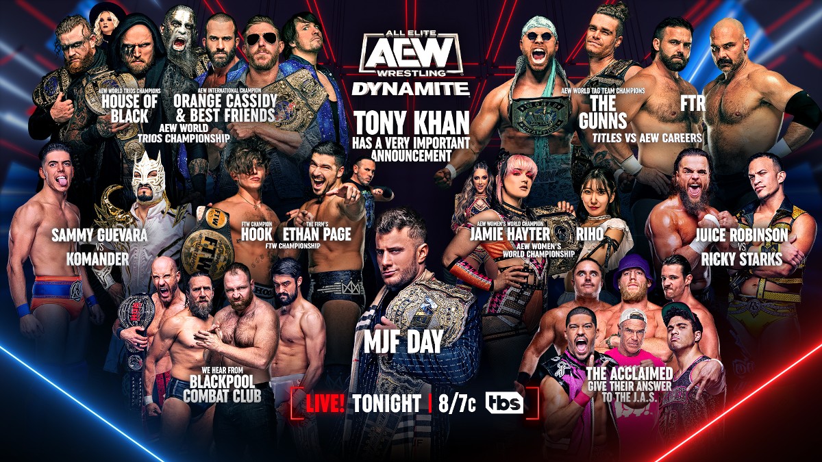 AEW Dynamite Results (4/5/23) MJF Day, Tag Title Match, More