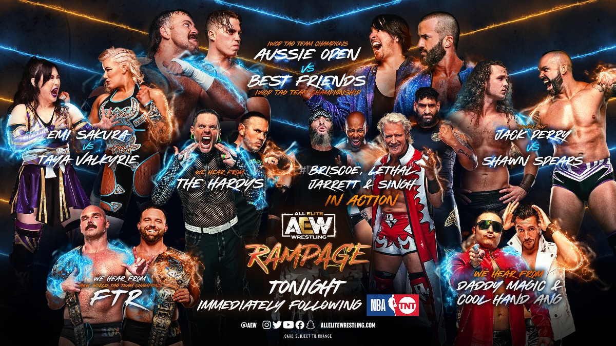 AEW Rampage Results (4/14/23) IWGP Tag Team Title Match Wrestlezone