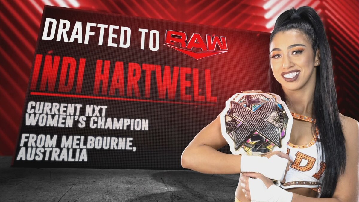 NXT Women's Champion Indi Hartwell Drafted To WWE RAW